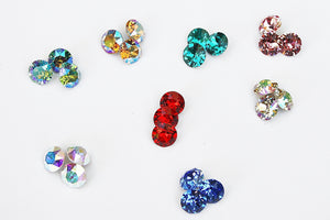 Rückenkette Brautschmuck mit Kristallen