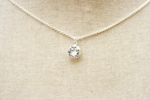 Rückenkette Brautschmuck mit Kristallen