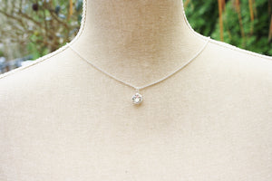 Rückenkette Brautschmuck mit Kristallen