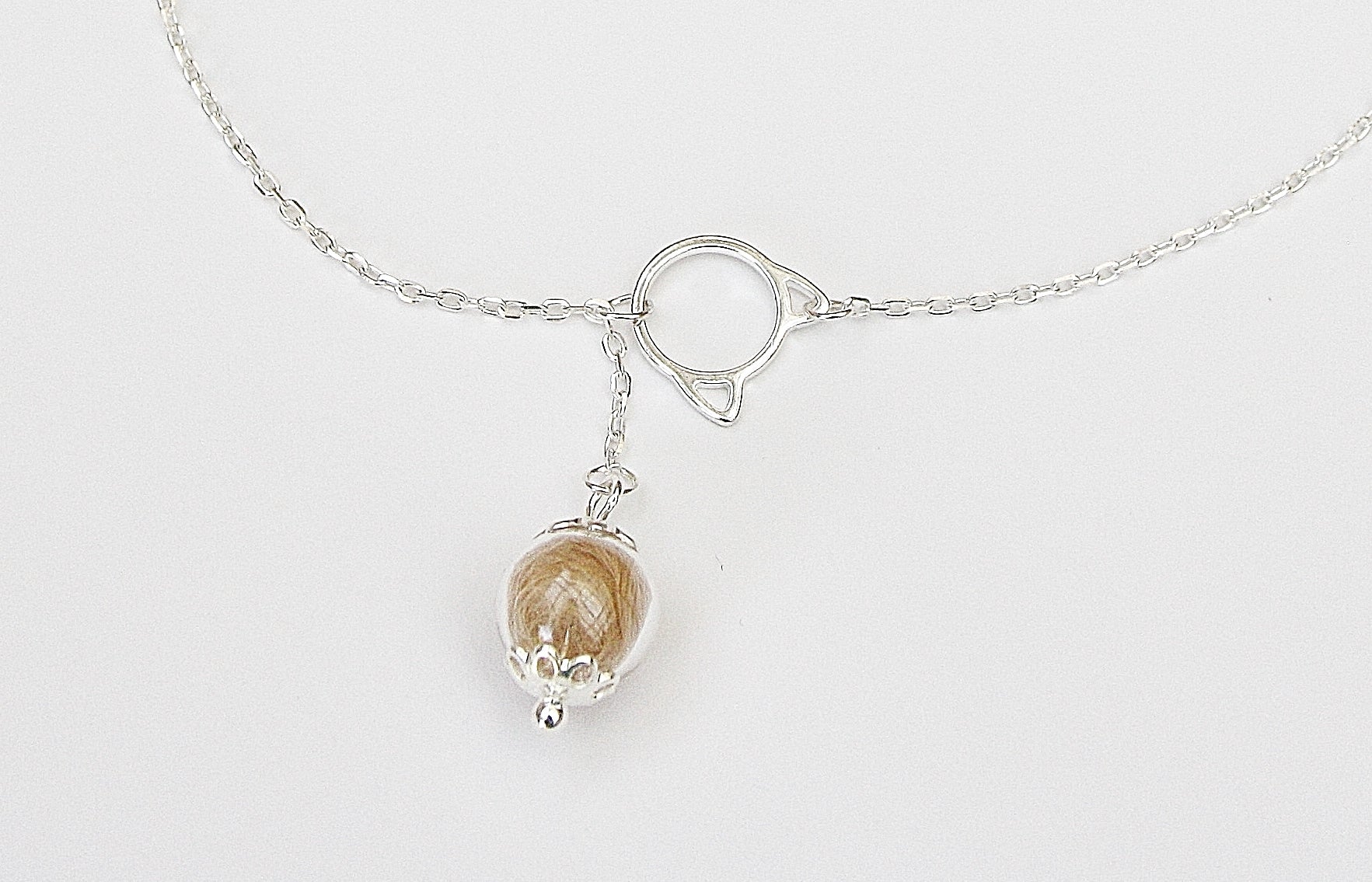 Katzenhaar Armband Silber 925